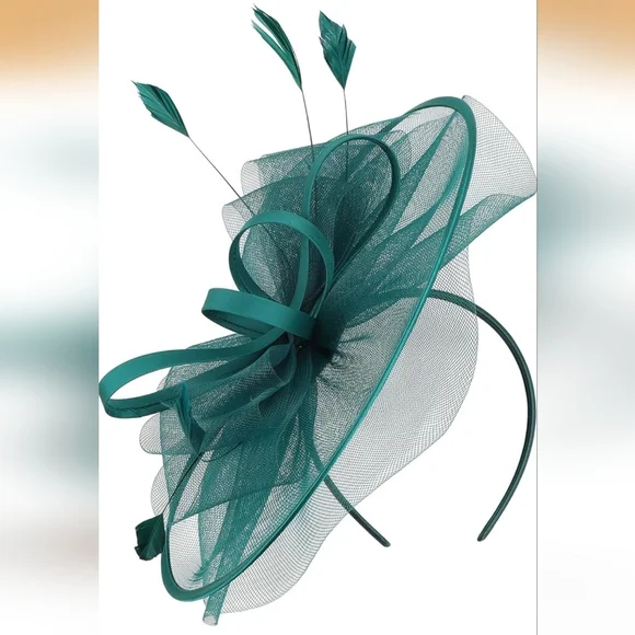 NEW! Beautiful Green Kentucky Derby Hat - Picture 4 of 4